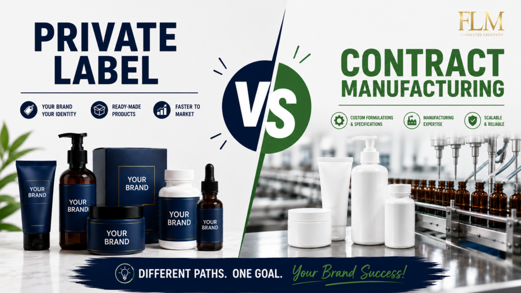 Private label Vs Contract Manufacturing