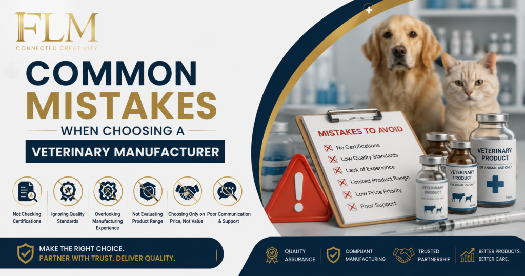 Common Mistakes When Choosing A Veterinary Manufacturer