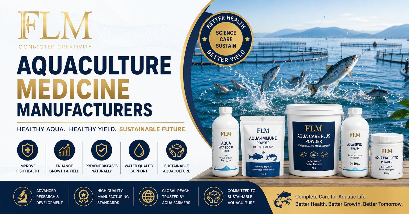 Aquaculture Medicine Manufacturers | Fish & Shrimp Medicines 