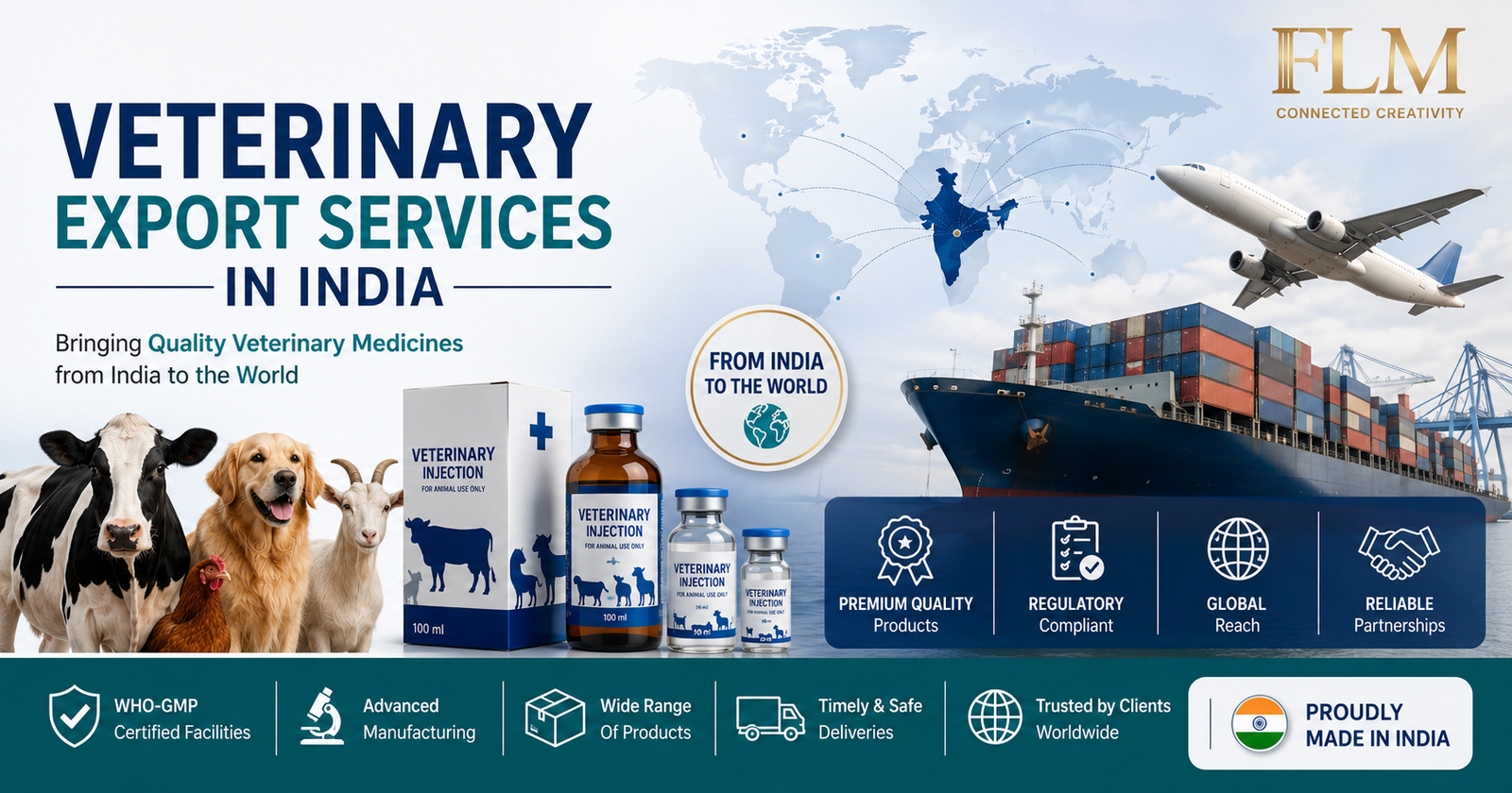 Top Veterinary Export Services In India | Trusted Pharma Export Company 