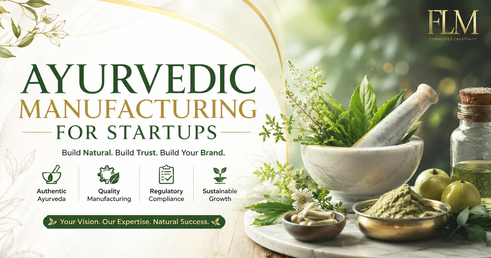 Ayurvedic Manufacturing For Startups | Low MOQ & GMP Certified