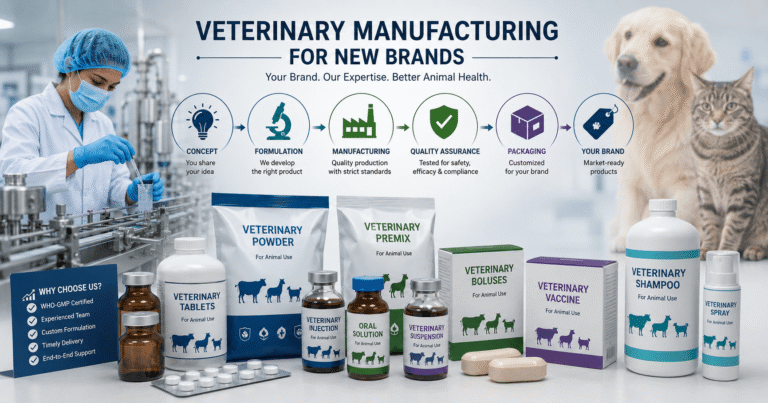 Veterinary manufacturing For New Brands In India