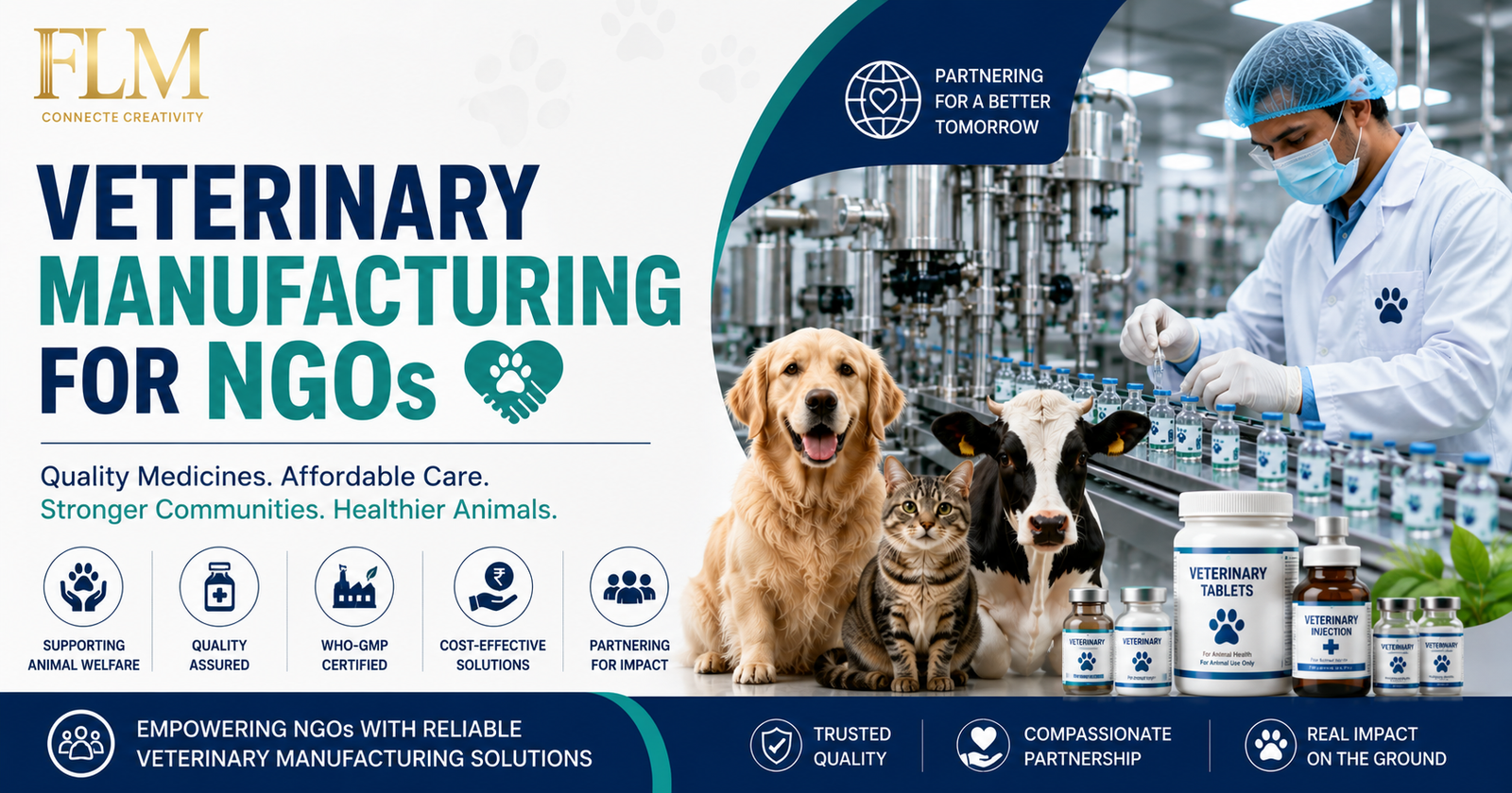 Best Veterinary Manufacturing For NGOs In India | WHO-GMP Certified