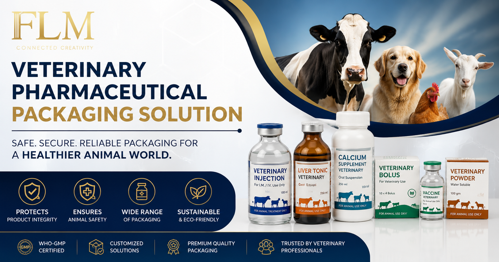Veterinary Pharmaceutical Packaging Solution | GMP Certified 