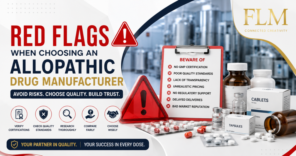 Red Flags When Choosing An Allopathic Drug Manufacturer