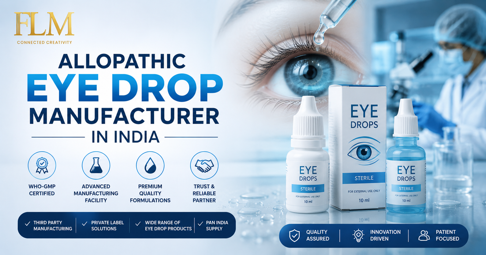 Allopathic Eye Drop Manufacturer In India | WHO-GMP Certified