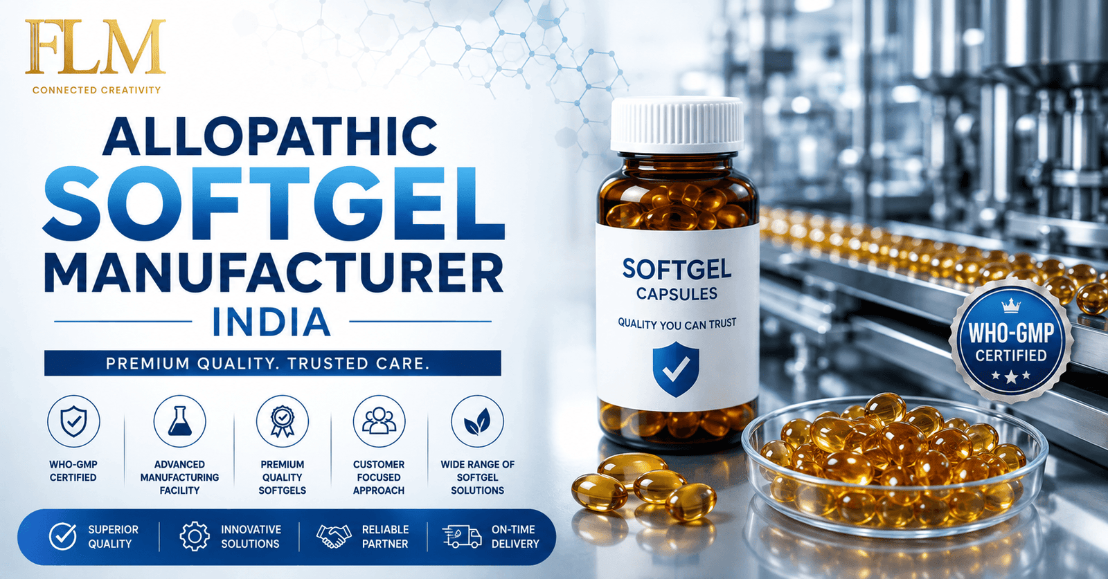 Allopathic Softgel Manufacturer India | Premium Pharma Solutions