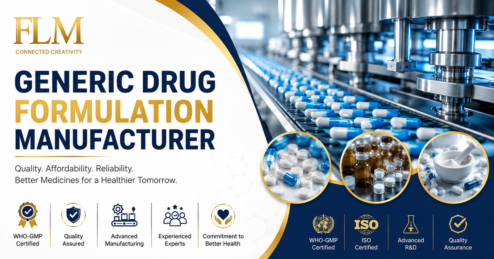 Generic Drug Formulation Manufacturer | Quality, Affordable & Reliable