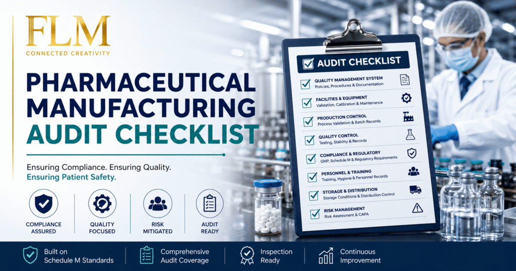 Pharmaceutical Manufacturing Audit Checklist