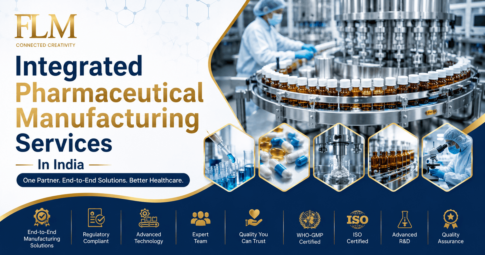 Integrated Pharmaceutical Manufacturing Services In India | End-to-End Solutions 