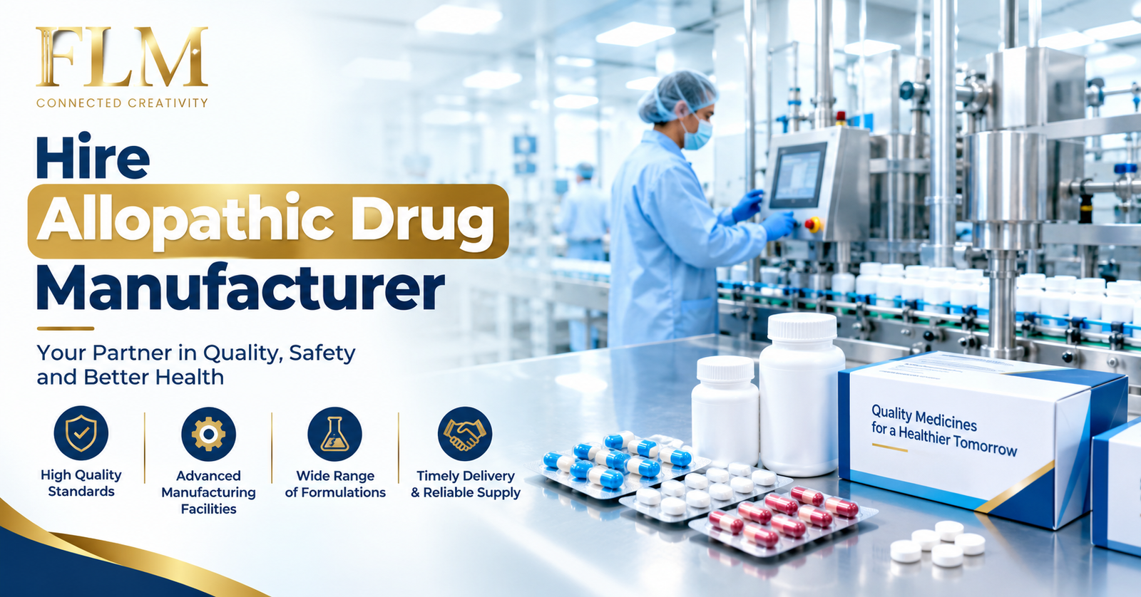 Hire Allopathic Drug Manufacturer | Quality Pharma Solutions